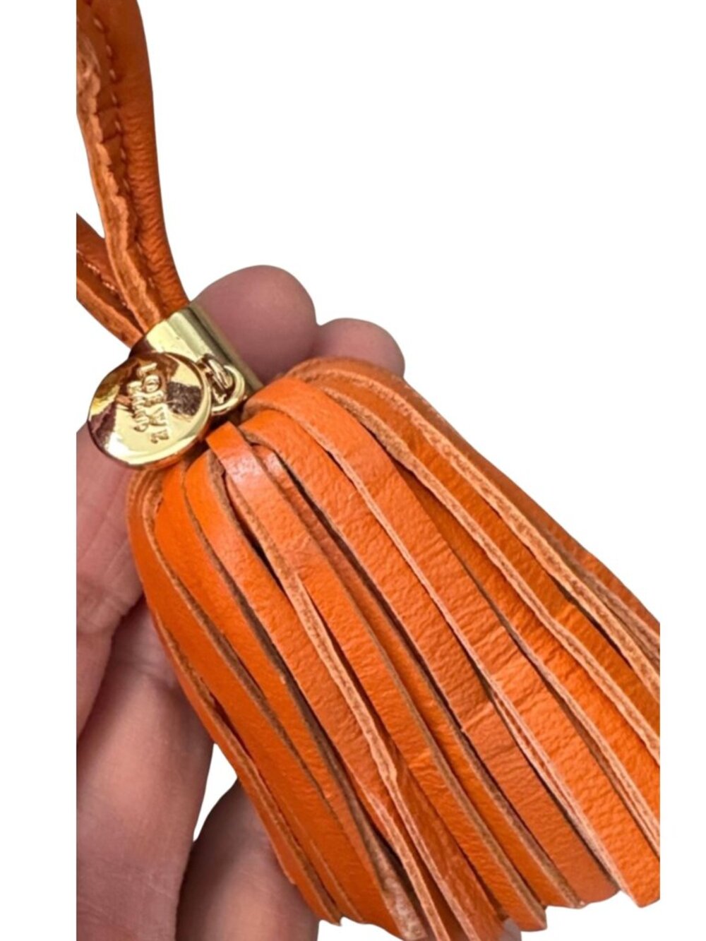 LOEWE Napa Flamenco Leather Crossbody Bag with Tassels | Pink - Picture 11 of 12